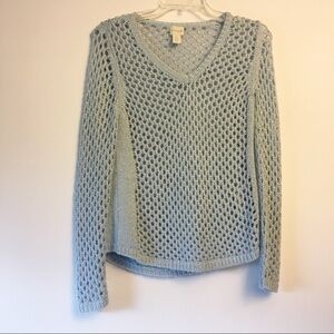 𝅺CHICO’S Blue Knit Sweater Size 0
